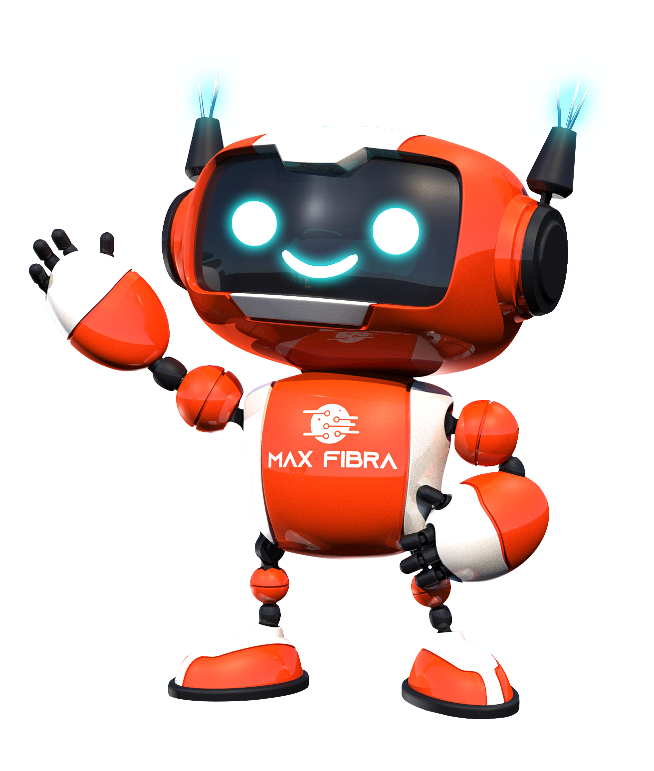 Mascote Max Fibra